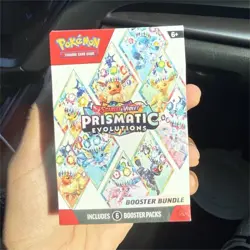 Pokemon Prismatic Evolutions Booster Bundle (6 Packs) Sealed - Image 1