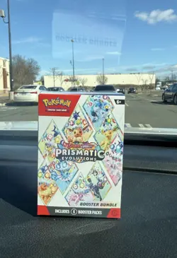 Pokemon Prismatic Evolutions Booster Bundle (6 Packs) Sealed - Image 2