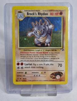 Pokemon TCG Brock's Rhydon Gym Heroes 2/132 - Image 1