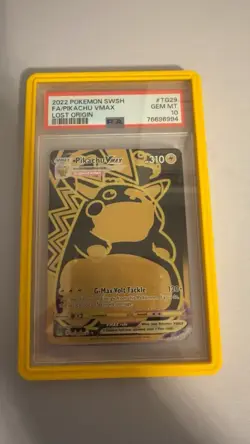 PSA 10 GEM MINT Pikachu Vmax #TG29 Pokemon Sword & Shield Lost Origin - Image 1