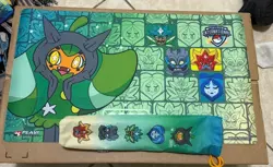 Pokemon Center Ogerpon Play Mat 2025 International Exclusive NAIC w Dust bag NEW - Image 1