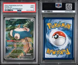 Snorlax #51 PSA 9 Mint - Pokemon 151 Elite Trainer Box Black Star Promo - Image 1