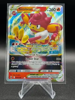 Simisear VSTAR 023/159 Crown Zenith Holo Pokemon TCG - Image 1