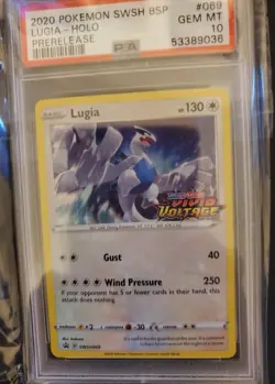 Pokemon Lugia Holo Pre-Release PSA 10 GEM MT - Vivid Voltage (SWSH069) - Image 1