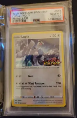 Pokemon Lugia Holo Pre-Release PSA 10 GEM MT - Vivid Voltage (SWSH069) - Image 2