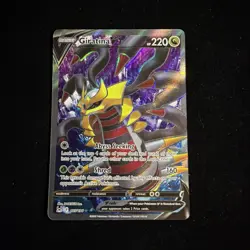 Giratina V 220 HP Swsh11 Lost Origin 185/196 Ultra Rare Full Art Holo Pokemon - Image 1