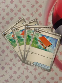 4x Pal Pad 182/198 Playset - Scarlet & Violet Base Set - Pokemon TCG Trainer -LP - Image 1