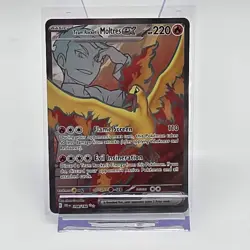 Pokemon Team Rocket's Moltres ex 208/182 Surging Sparks Special Illustration - Image 1