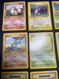 Pokemon German 1st Edition Base Lot of 9 - Image 2