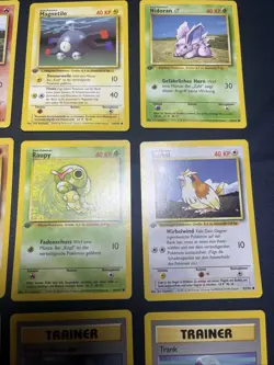 Pokemon German 1st Edition Base Lot of 9 - Image 3