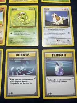 Pokemon German 1st Edition Base Lot of 9 - Image 4