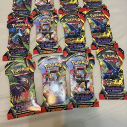 BRAND NEW-Pokemon TCG x22 Phantasmal Flames Sleeved Booster Packs-SEALED - Image 3