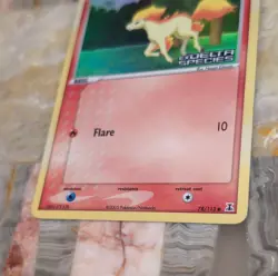 Pokemon Ponyta 78/113 EX Delta Species Basic Fire Holo Alt Art 50 HP 10 Attack - Image 4