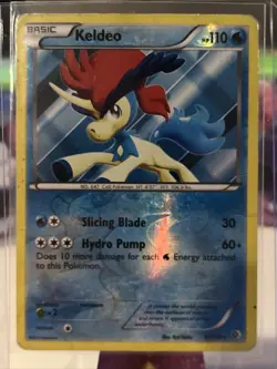 Pokemon TCG Keldeo Boundaries Crossed 47/149 Reverse Holo Holo Rare MP - Image 1