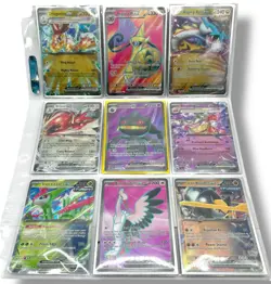 Pokemon Lot Of 9 Holo EX Variant Cards Scarlet & Violet Full Arts LP/NM - Image 1