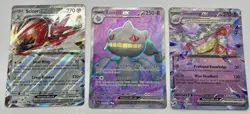 Pokemon Lot Of 9 Holo EX Variant Cards Scarlet & Violet Full Arts LP/NM - Image 5