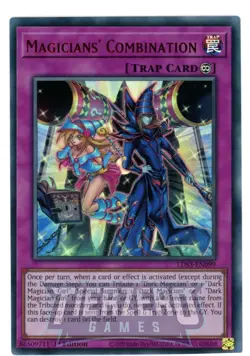 Yugioh Magicians' Combination LDS3-EN099 Red Ultra Rare Near Mint 1st Edition - Image 1