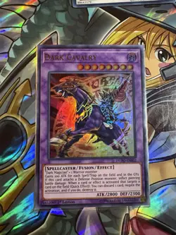 Yu-Gi-Oh! Dark Cavalry Fusion Effect Duel Power 1st Ed DUPO-EN002 Konami NM - Image 1