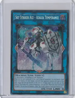 Yugioh BLTR-EN044 Sky Striker Ace – Azalea Temperance – Secret Rare 1st Edition - Image 1