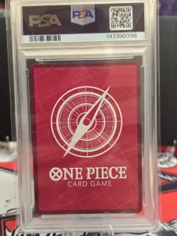 OPTCG OP14-001 Azure Sea's Seven Trafalgar Law Alternate Art Leader PSA 10 - Image 2