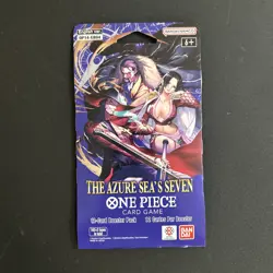 Lot of 10x One Piece OP-14 Sleeved Booster Packs The Azure Sea's Seven SEALED! - Image 2