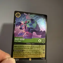 Lorcana - Fabled: Max Goof - Chart Topper 77/204 Legendary Foil Card - Image 1