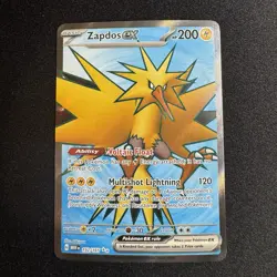 Pokemon Card - Zapdos ex Scarlet & Violet 151 192/165 Ultra Rare Full Art Holo - Image 1