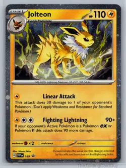 Jolteon - (Cosmos Holo) Rare SV: Scarlet & Violet Promo Cards Holo 169 NM - Image 1
