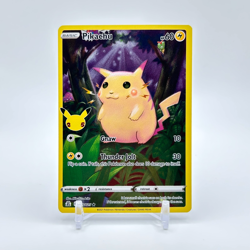 Pikachu - 005/025 - Pokemon Celebrations Sword & Shield Full Art Rare Card NM - Image 1