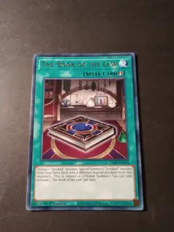 Yu-Gi-Oh! The Book Of The Law 1st Edition Rare Spell Card GRIM-EN054 LP - Image 1