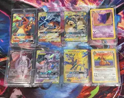 Pokemon 16 Card Lot Charizard, Gengar, Dragonite, Holo/GX/Full Art - Image 1