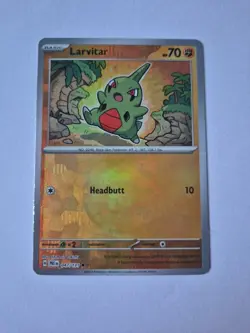 Larvitar (Master Ball Pattern) 047/13 Prismatic Evolutions Reverse Holo Card - Image 1