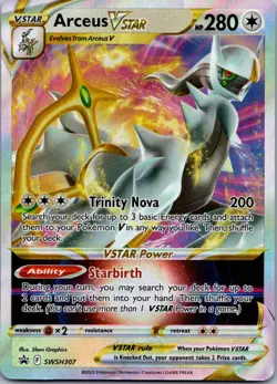 Arceus VSTAR SWSH307 SWSH: Sword & Shield Promo Cards Promo NM - Image 1