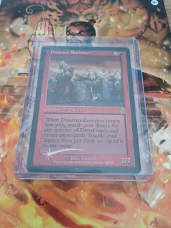 MTG FOIL Dwarven Recruiter Odyssey Magic the Gathering - Image 1