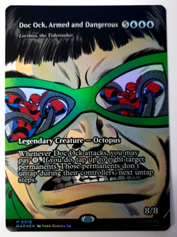 Doc Ock, Armed and Dangerous - FOIL Borderless Mythic - MTG Marvel Spider-Man NM - Image 1