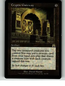 Cryptic Gateway 306 Rare Onslaught Magic: The Gathering Lightly Played - Image 1