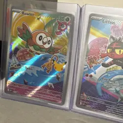 Pokemon First Partner Illustration Collection Popplio, Litten, Rowlet NM/MINT - Image 4