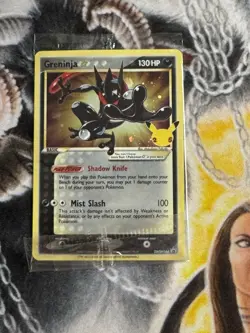 Pokemon TCG Greninja Star Gold Star Promo Card Sealed, #SWSH144 - Image 3
