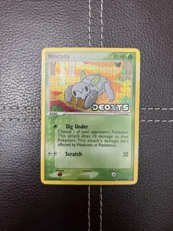 Pokemon TCG - Nincada - 67/107 - EX Deoxys - LP Common Reverse Holo (2005) - Image 1