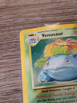 Pokemon TCG Venusaur Base Set 15/102 Holo Rare 1999-2000 - Damaged - Image 2