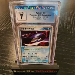 KYOGRE ex - HOLO - CGC 7 - 2004 POKEMON JPN UNDONE SEAL 1ST EDITION - 039/083 - Image 1