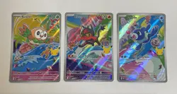 Pokemon 2026 First Partner Illustration Collection Series 1 Promos Set 43-45 #ML - Image 1
