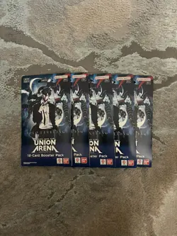 Union Arena Solo Leveling Sleeved Booster Blister Pack x 5 English - Image 1