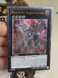 Bujintei Kagutsuchi SHSP-EN053 1st Edition Yu-Gi-Oh Card NM Ultimate Rare EURO - Image 2