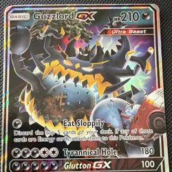 Pokemon Guzzlord GX Ultra Beast Full Art Alternate Art Promo Holo 063A/111 Card - Image 1