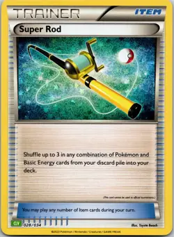 Super Rod (CLV) 028/034 Trading Card Game Classic LP Classic Collection - Image 1