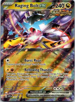 Raging Bolt ex - 145 SV: Scarlet & Violet Promo Cards NM Promo - Image 1