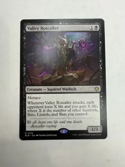 MTG Valley Rotcaller Regular Card, Near Mint Condition, Bloomburrow #119 - Image 1