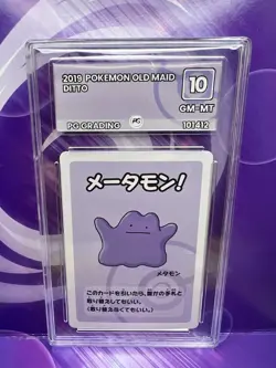 Pokemon Ditto Card Old Maid Game, Japanese TCG Graded (PG 10) - Image 1