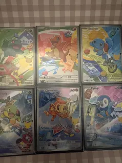 Pokemon 2026 First Partner Illistration Collection Series 1 Promos Set 6 Cards - Image 3